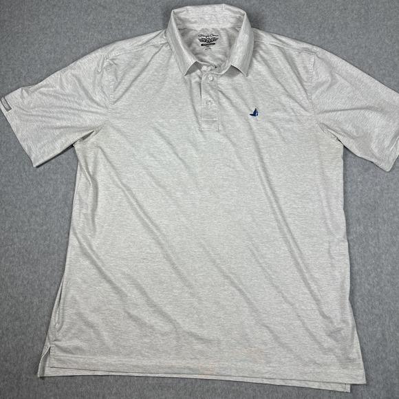 Straight Down Other - Straight Down Performance Shirt Mens XL Golf Polo Light Gray Stretch